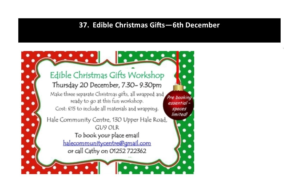 Edible Christmas - 6th December